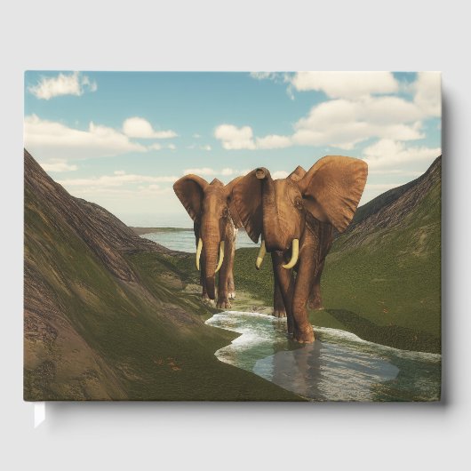 Elefant Gästebuch (Vorderseite)