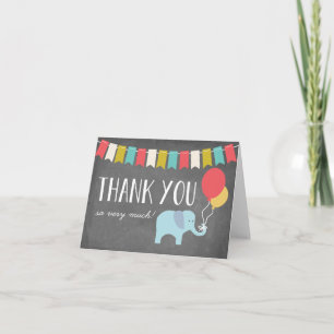 Elefant Geburtstag Danke Karte