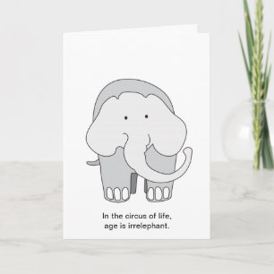 Elefant Geburtstag  Karte