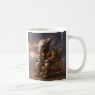 Elefant Gentleman Kaffeetasse
