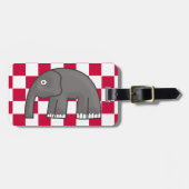 Elefant Gepäckanhänger (Vorderseite horizontal)