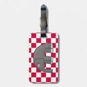 Elefant Gepäckanhänger (Rückseite vertikal)