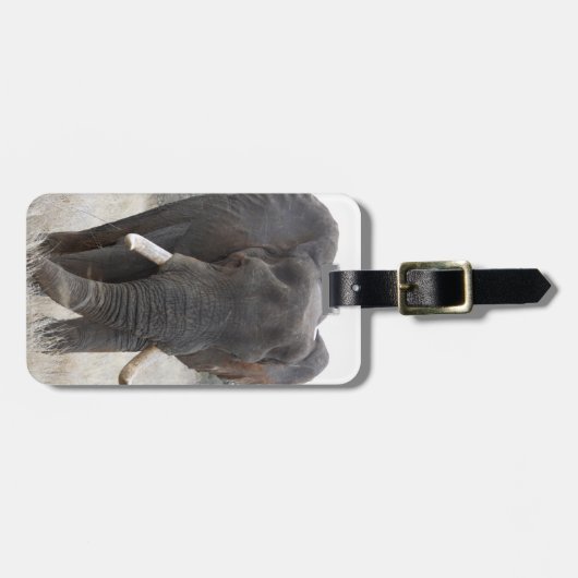 Elefant-Gepäckanhänger Gepäckanhänger (Vorderseite horizontal)