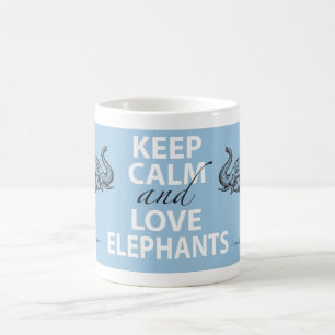Elefant-Geschenk behalten Ruhe-und Kaffeetasse