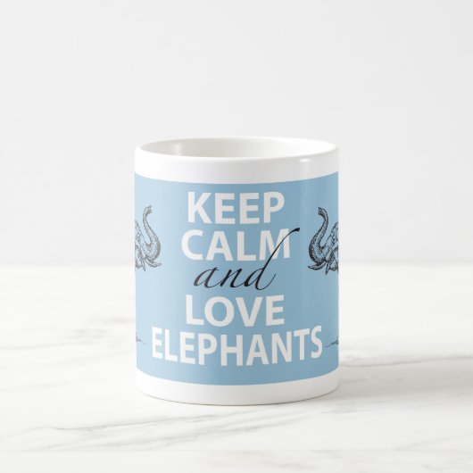 Elefant-Geschenk behalten Ruhe-und Kaffeetasse (Mittel)