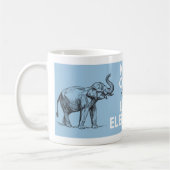 Elefant-Geschenk behalten Ruhe-und Kaffeetasse (Links)