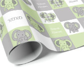 Elefant Geschenkpapier (Rolleneckpunkt)