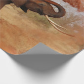 Elefant Geschenkpapier (Ecke)