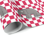 Elefant Geschenkpapier (Rolleneckpunkt)
