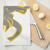 Elefant Geschirrtuch (Viertel Falte)