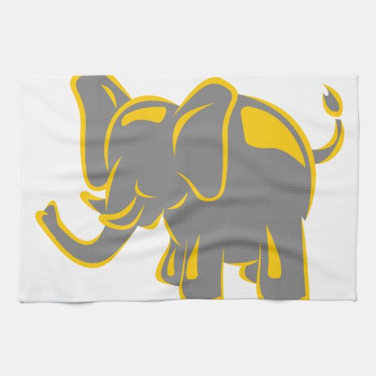 Elefant Geschirrtuch (Horizontal)