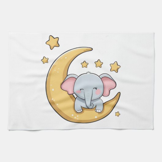 Elefant Geschirrtuch (Horizontal)