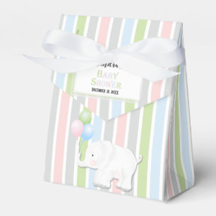 Elefant Geschlechtsneutral   Babyparty Geschenkschachtel
