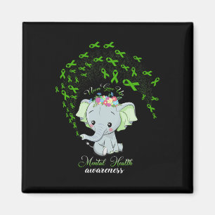 Elefant-Gesundheitsbewusstsein-Geschenk Krieger Mä Magnet