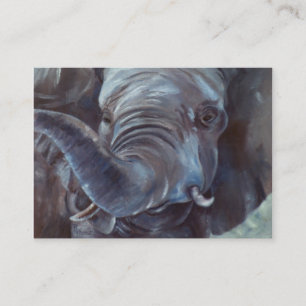Elefant-großer Junge ArtCard Visitenkarte