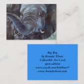 Elefant-großer Junge ArtCard Visitenkarte (Vorne/Hinten)