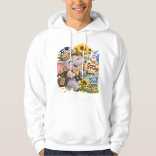 Elefant Gute Dinge Geschehen Schritt Für Schritt K Hoodie