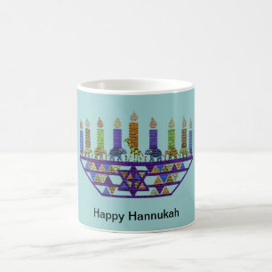 Elefant Hannukah Menorah Kaffeetasse