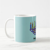 Elefant Hannukah Menorah Kaffeetasse (Links)