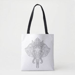 Elefant HauptZendoodle 2 Tasche