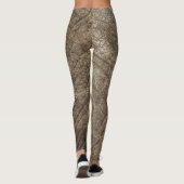 Elefant-Haut-Beschaffenheit Leggings (Rückseite)