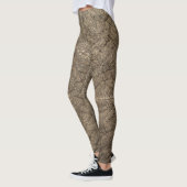 Elefant-Haut-Beschaffenheit Leggings (Links)