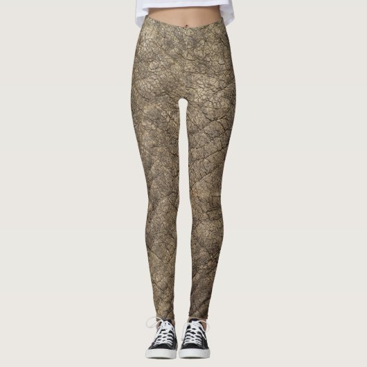 Elefant-Haut-Beschaffenheit Leggings (Vorderseite)