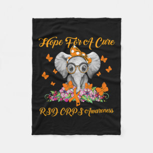 Elefant Hoffnung Auf Eine Heilung Rsd Crps Bewusst Fleecedecke