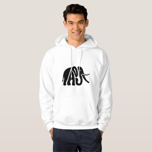 Elefant Hoodie (Vorne ganz)