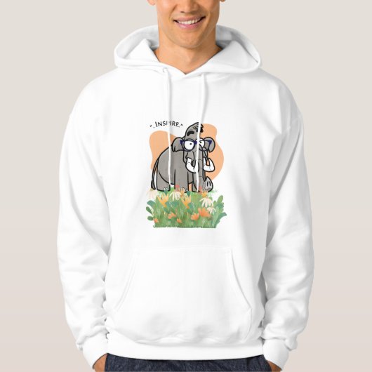 Elefant Hoodie (Vorderseite)