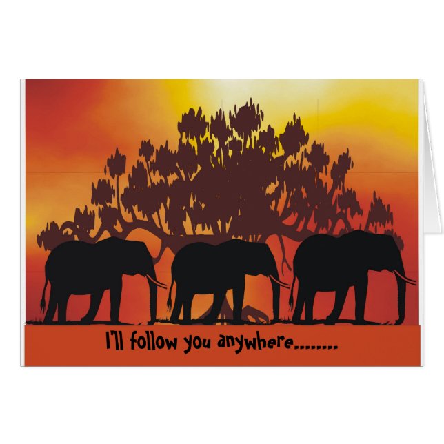 Elefant I folgt Ihnen anywher… (Vorderseite (Horizontal))