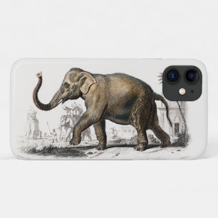 Elefant Illustration Vintage Kunst Druck Case-Mate iPhone Hülle