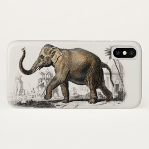 Elefant Illustration Vintage Kunst Druck Case-Mate iPhone Hülle
