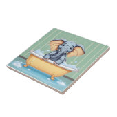 Elefant im Bad Fliese (Seite)