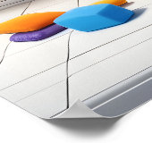 Elefant im Bad Poster (Ecke)