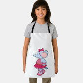 Elefant im Ballet mit Rock Schürze (Insitu)