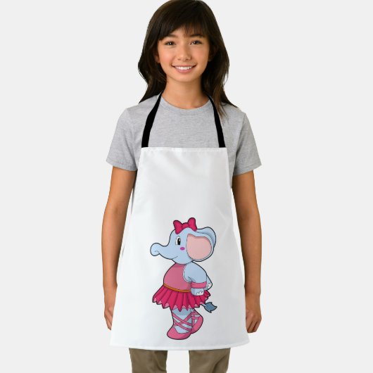 Elefant im Ballet mit Rock Schürze (Insitu)