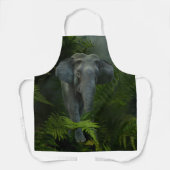 Elefant im Dschungel Schürze (Vorderseite)