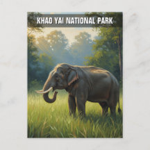 Elefant im Khao Yai Nationalpark in Thailand