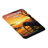 Elefant im Krüger Nationalpark Südafrika Magnet (Rechte Seite)
