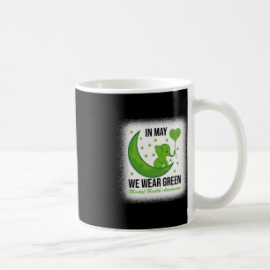 Elefant im Mai tragen wir Grün für geistige Gesund Kaffeetasse