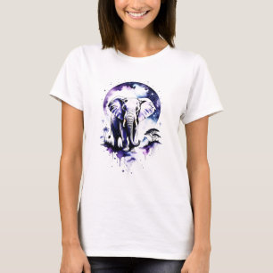 Elefant im mystischen Dschungel T-Shirt