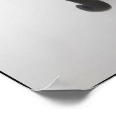 Elefant im Nebeln Abstrakt Poster (Ecke)