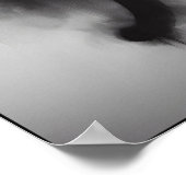 Elefant im Nebeln Abstrakt Poster (Ecke)