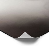 Elefant im Nebeln Abstrakt Poster (Ecke)