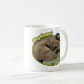 Elefant im Oval Kaffeetasse (VorderseiteRechts)