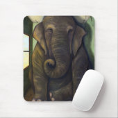 Elefant im Raum Mousepad (Mit Mouse)