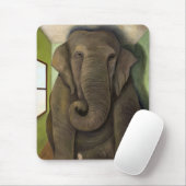 Elefant im Raum Mousepad (Mit Mouse)