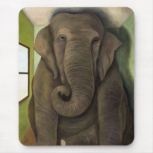 Elefant im Raum Mousepad (Vorne)