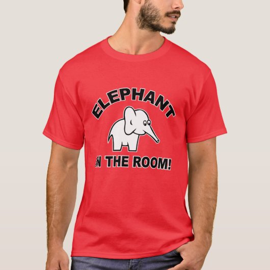Elefant im Raum T-Shirt (Vorderseite)